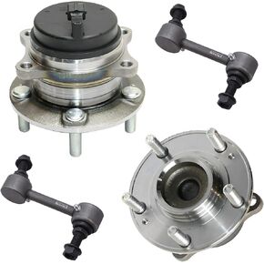Detroit Axle-FWD REAW 4PC Wheel Bealings Hubs Kit for 07-12 Hyundai Santa Fe Veracruz ، 11-13 Kia Sorento ، 2 Wheel Bearings & Hubs 2 Sway Bars 2007 2008 2008 2012 2012 2013 Replacement in Kuwait