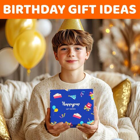 هدايا عيد الميلاد السابع من HAPPYPOP بعمر سنة - أفكار هدايا للفتيات والأولاد بعمر 7 سنوات، هدايا للأطفال بعمر 7 سنوات، جوارب للأطفال بعمر 7 سنوات، صندوق هدايا عيد ميلاد سعيد مع بطاقة تهنئة in Saudi Arabia