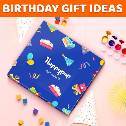 هدايا عيد الميلاد السابع من HAPPYPOP بعمر سنة - أفكار هدايا للفتيات والأولاد بعمر 7 سنوات، هدايا للأطفال بعمر 7 سنوات، جوارب للأطفال بعمر 7 سنوات، صندوق هدايا عيد ميلاد سعيد مع بطاقة تهنئة in Saudi Arabia