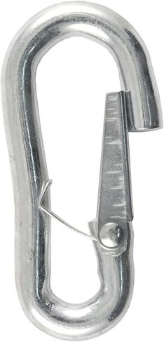 CURT 81271 Snap Hook Trailer Safety Chain Hook Carabiner Clip, 7/16-Inch Diameter, 5,000 lbs, CLEAR ZINC in Saudi Arabia