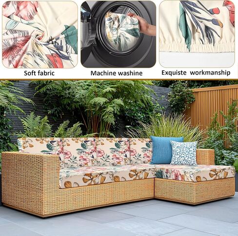 TEGEME 8 PCS CUSTEIN SUMMER COSTERINGER AWISTER PRINTION CUSHION COSTHION in Kuwait
