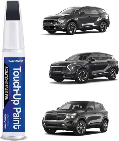 Ebony Black EB Touchup Paint Compatible with Kia, 2-in-1 Scratch Repair Pen Exact Color Match, Car Scratch Repair Pen in Saudi Arabia