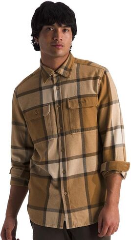 THE NORTH FACE Men's Arroyo Flannel Shirt, Meld Grey Medium Bozeman Plaid, X-Large in Saudi Arabia