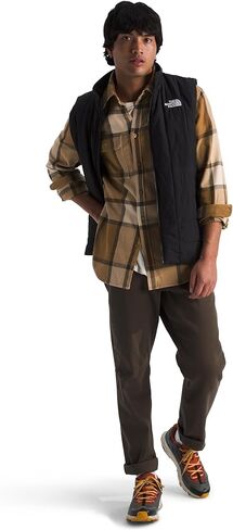 THE NORTH FACE Men's Arroyo Flannel Shirt, Meld Grey Medium Bozeman Plaid, X-Large in Saudi Arabia