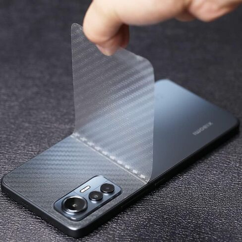 Ibywind Screen Protector For Xiaomi 12T Pro 5G(6.67 Inches),with 2Pcs Tempered Glass,1Pc Camera Lens Protector,1Pc Backing Carbon Fiber Film[Fingerprint Reader,Easy to install] in Kuwait