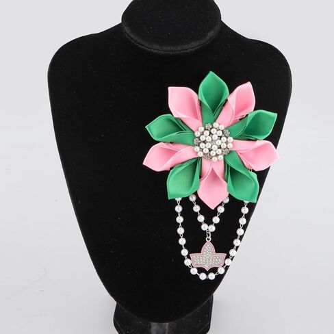 POTIY Pink and Green Sorority Gift Pink Green Brooch Pin Graduation Gifts for Women in Saudi Arabia