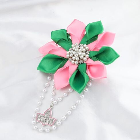 POTIY Pink and Green Sorority Gift Pink Green Brooch Pin Graduation Gifts for Women in Saudi Arabia