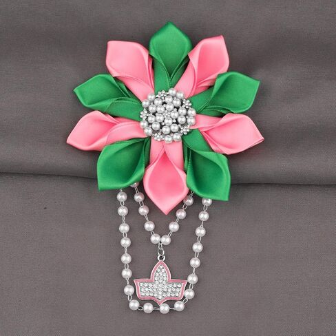 POTIY Pink and Green Sorority Gift Pink Green Brooch Pin Graduation Gifts for Women in Saudi Arabia