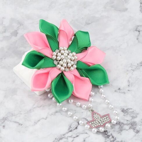 POTIY Pink and Green Sorority Gift Pink Green Brooch Pin Graduation Gifts for Women in Saudi Arabia