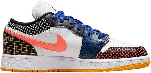 Jordan Youth Air 1 Low MMD BG DH7547 100 Multicolor Grid - Size 4Y in Saudi Arabia