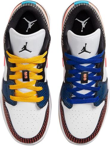 Jordan Youth Air 1 Low MMD BG DH7547 100 Multicolor Grid - Size 4Y in Saudi Arabia