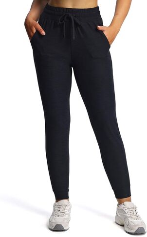 أوكسيجوكس سروال سروال للنساء صالة ركض مع جيوب عالية الخصر الرباط الجري صالة Sweatpant صالة 27.5 " in Kuwait