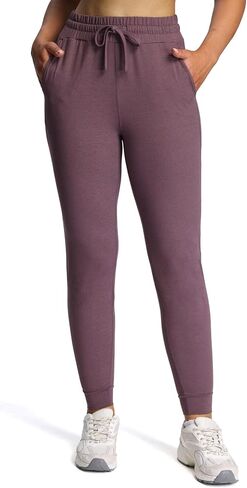 أوكسيجوكس سروال سروال للنساء صالة ركض مع جيوب عالية الخصر الرباط الجري صالة Sweatpant صالة 27.5 " in Kuwait