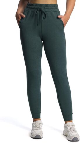 أوكسيجوكس سروال سروال للنساء صالة ركض مع جيوب عالية الخصر الرباط الجري صالة Sweatpant صالة 27.5 " in Kuwait
