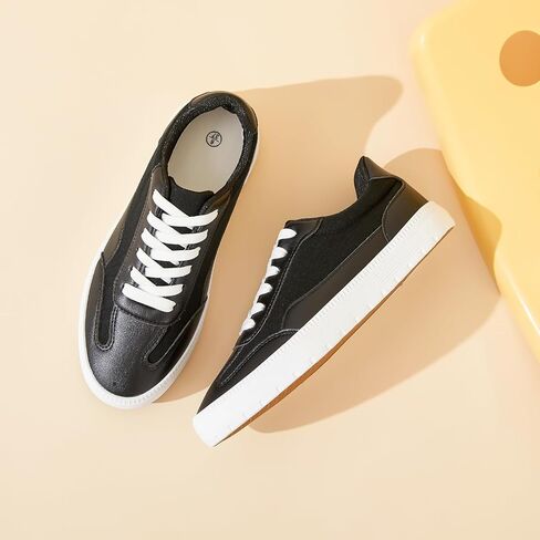 XRH Womens White Tennis Sneakers Low Top Fashion Sneaker Lightweight Non Slip Work Shoes Casual Walking Shoes in Saudi Arabia