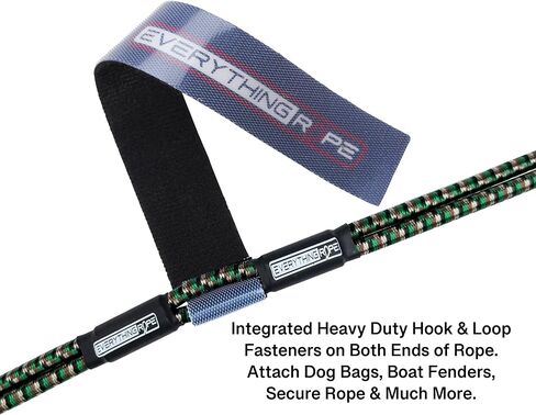 Red Everything Rope 5 Ft Adjustable Bungee Cord with Hooks – Shock Cord for Overland, RV, Camping, Boats, and Trucks – No-Knot Cargo Tie-Down Solution in Saudi Arabia