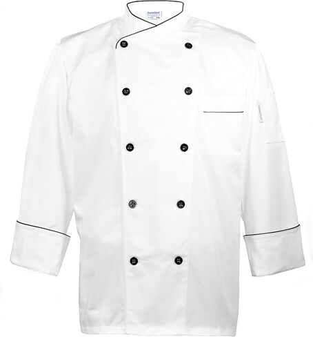 Men's Long Sleeve Executive Chef Coat in Saudi Arabia