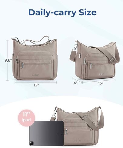 BAGSMART Crossbody Bag Tote Bag for Women, Shoulder Bag Handbag tote Bag with Compartments Purse Tote Top Handle Satchel in Saudi Arabia