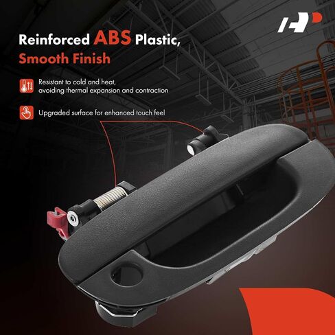 A-Premium Front Right Passenger Side Exterior Door Handle with Keyhole Compatible with Dodge Ram 1500 1994-2001, Ram 2500 3500 1994-2002, Textured Black in Saudi Arabia