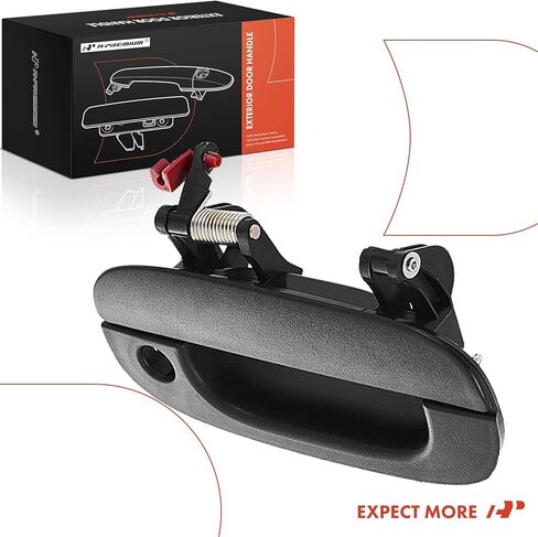 A-Premium Front Right Passenger Side Exterior Door Handle with Keyhole Compatible with Dodge Ram 1500 1994-2001, Ram 2500 3500 1994-2002, Textured Black in Saudi Arabia