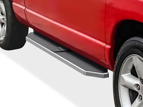 ألواح الجري المصقولة APS متوافقة مع Dodge RAM 1500 2002-2008 Quad Cab & 2500 3500 03-09 (استبعاد نماذج Daytona Rumble Bee و SRT-10) (الخطوات الجانبية الجانبية) in Kuwait