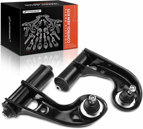 A-Premium 2 x Front Upper Control Arm, with Ball Joint & Bushing, Compatible with Mercedes-Benz & Chrysler - 1994-2008 - C220 C230 C280 C36 AMG C43 AMG E320 E420 E430 E55 AMG SLK230 SLK320 Crossfire in Saudi Arabia