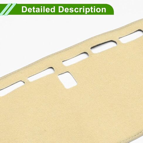 Dashboard Cover for Honda Accord 2008-2013 Non-Slip Interior Dash Cover Mat Polyester Silicone in Saudi Arabia