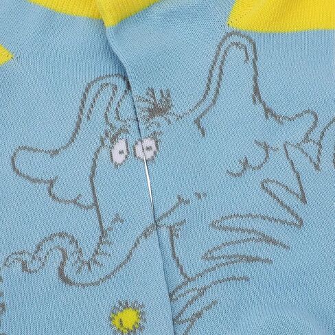 Bioworld Dr. Seuss Character Art Women's 5-Pair Ankle Socks-OSFA in Saudi Arabia