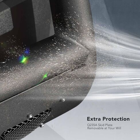 YHTAUTO 3.5" Bull Bar Push Bar with Skid Plate Light Mount Fit Toyota Models, Tacoma 2016-2023 L4 2.7L V6 3.5L, Alloy Steel Brush Guard for Truck Front Bumper Off Road Accessories in Kuwait