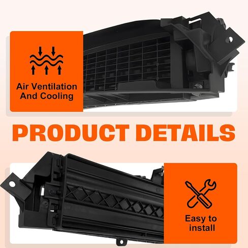 CarPartsDepot Front Active Grille Shutter w/Motor Compatible With Chevrolet 2014-2015 Malibu & 2016 Malibu Limited GM1206117 23478032 in Saudi Arabia