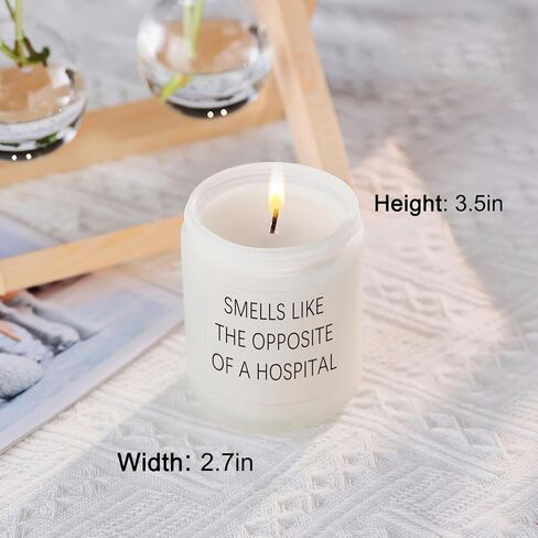 Nurse Appreciation Gifts, Nurse Graduation Gift for Women, Funny New Nurse Week Birthday Christmas Candle Gift, Nurse Practitioner LPN RN Gifts in Kuwait