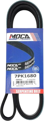 MOCA EPDM Serpentine Belt 7PK1680 Compatible with 2012-2013 for Honda CR-V L4 2.4L & 2013-2014 for Honda CR-V L4 2.4L Accessory Drive Belt in Saudi Arabia