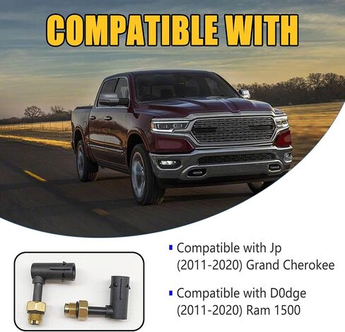2 PCS Air Suspension Elbow Strut Repair Kit – Compatible with Jp Grand Cherokee (2011-2020) & Dodge Ram 1500 (2011-2020) – Replaces #68084809AA, 68059905AB, 68059905AC, 68029903AC, 68059905AD in Saudi Arabia