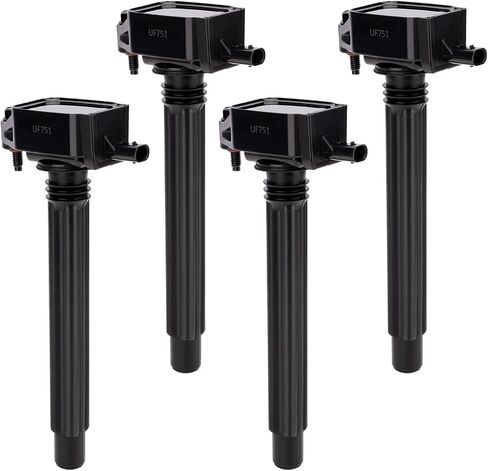 حزم ملفات الإشعال UF751 لعام 2014-2019 Chrysler 200/Dodge Dart/Jeep Cherokee Renegade/Ram Promaster City/Fiat 500x 2.4L L4 استبدال# 68242286AA ، 68242286AB ، 68080508AB ، UF754 ، GN10738 in Saudi Arabia