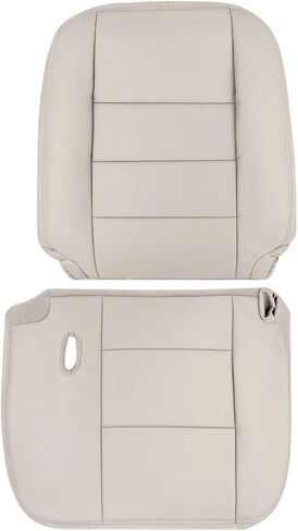 US Auto Nation 2003 2004 2005 2006 2007 Compatible with Ford Crown Victoria Driver Passenger Leather Cover Tan (Select Part:: Driver Bottom & Top) in Saudi Arabia