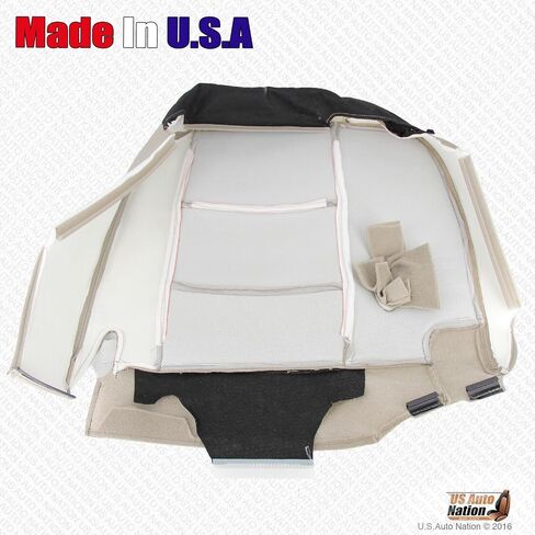 US Auto Nation 2003 2004 2005 2006 2007 متوافق مع Ford Crown Victoria Driver Passenger Leather Cover Tan (Select Part :: Driver Bottom & Top) in Saudi Arabia