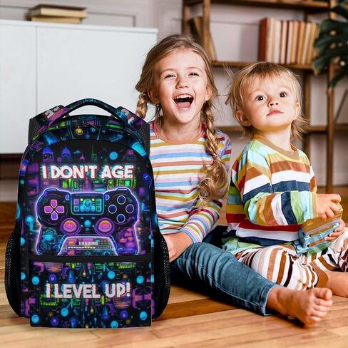 Boys School Backpack for Kindergarten - 17 Inches Shark Bookbag for School, Travel - Shark Backpacks for Kids, Teens in Saudi Arabia