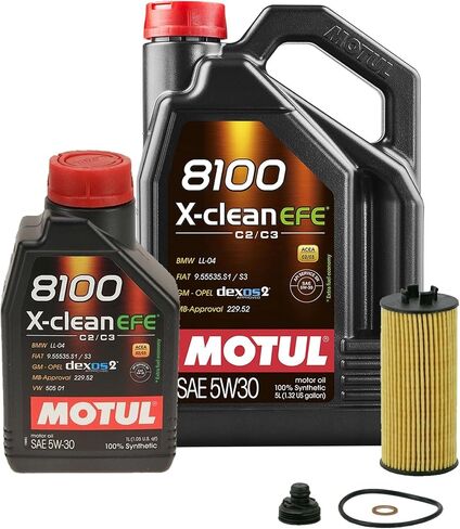 6L Newparts 8100 X-Clean EFE 5W30 Filter Motor Oil Kit لـ Mini F54 F60 in Saudi Arabia