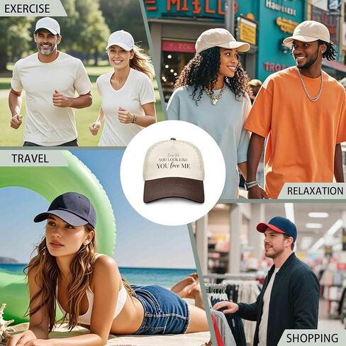 معذرة تبدو وكأنك تحبني قبعة مضحكة القبعات الشاحنة للرجال أبي قبعات عيد ميلاد مضحكة in Kuwait