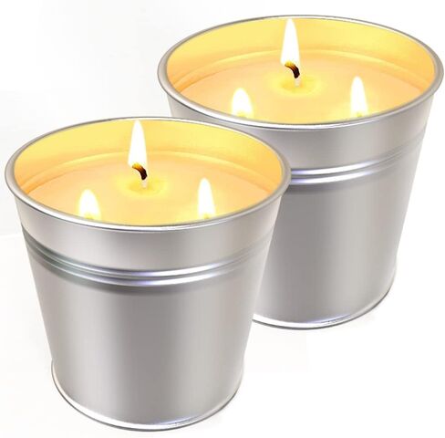 شمعة Citronella في الهواء الطلق معدنية صغيرة شمعة الصويا شمع الشمع in Saudi Arabia