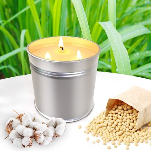 شمعة Citronella في الهواء الطلق معدنية صغيرة شمعة الصويا شمع الشمع in Saudi Arabia