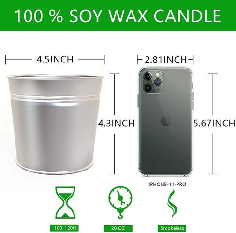 شمعة Citronella في الهواء الطلق معدنية صغيرة شمعة الصويا شمع الشمع in Saudi Arabia