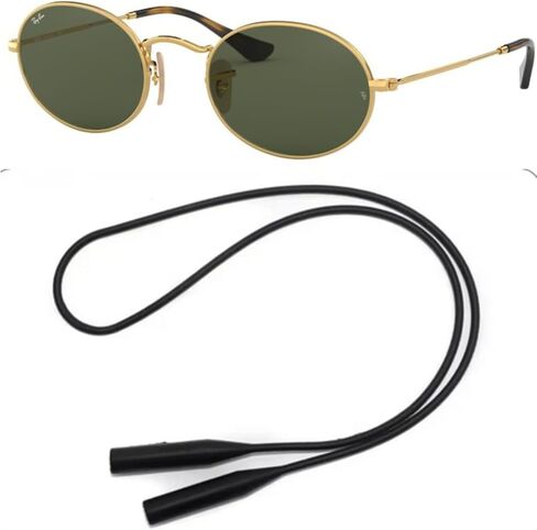 Ray-Ban RB3547N Sunglasses Bundle: RB 3547N 001 Arista و Universal Anti Slicone Leash in Saudi Arabia