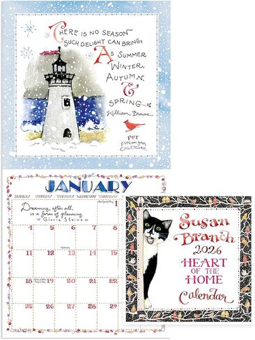 2026-2027 Susan Branch Small Monthly Pocket Planner in Kuwait