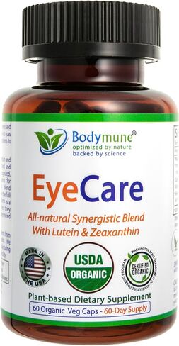 eyecare المتقدمة | ملحق صحة العين العضوي مع اللوتين و Zeaxanthin | مقتطفات Maqui ، Goji & Sea Buckthorn | 60 يوم العرض | نباتي ، غير المعدلة وراثيا ، مصنوعة في الولايات المتحدة الأمريكية in Kuwait