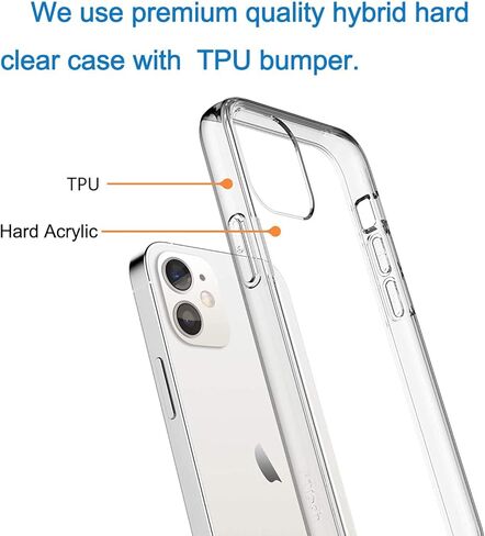 حافظة بلينغ حجر الراين لهاتف آيفون 12 - أكثر من 1400 حافظة ألماس لامعة عالية الجودة ملصقة يدويًا متوافقة مع آيفون 12 للنساء والفتيات-AB in Kuwait