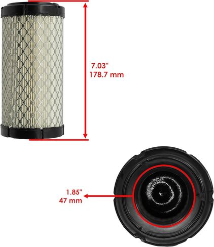 Caltric 2x Air Filter Compatible with Kawasaki Mule 4010 KAF620 4X4 2009-2020 in Saudi Arabia