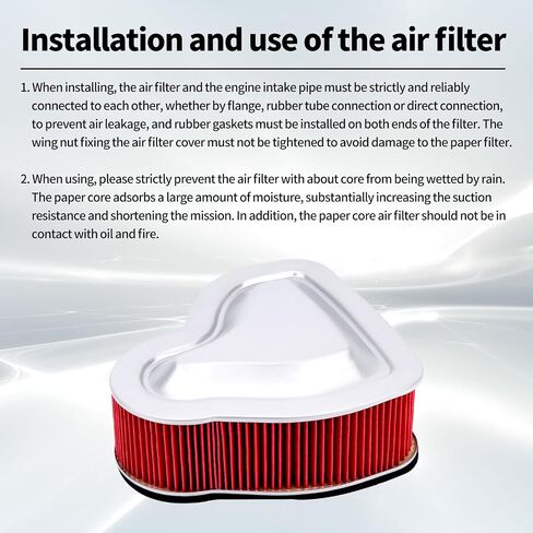 Motorcycle Air Filter Compatible With Honda VTX1300C VTX1300R 2004-2009 VTX1300T 2008-2009 VTX1300S 2004-2008 VTX1300S Retro SC52 2003-2007 in Saudi Arabia