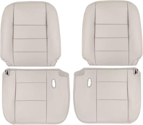 US Auto Nation 2003 2004 2005 2006 2007 Compatible with Ford Crown Victoria Driver Passenger Leather Cover Tan (Select Part:: Driver Bottom & Top) in Saudi Arabia