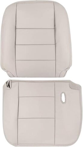 US Auto Nation 2003 2004 2005 2006 2007 Compatible with Ford Crown Victoria Driver Passenger Leather Cover Tan (Select Part:: Driver Bottom & Top) in Saudi Arabia